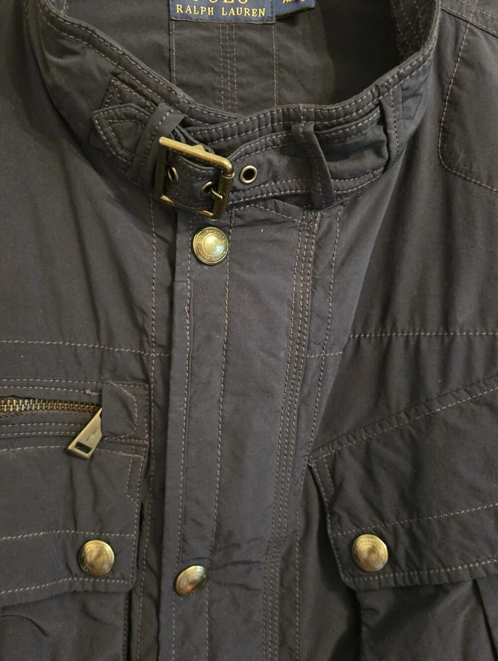 Polo Ralph Lauren Utilty Field Jacket Lightweight Navy Mens XL